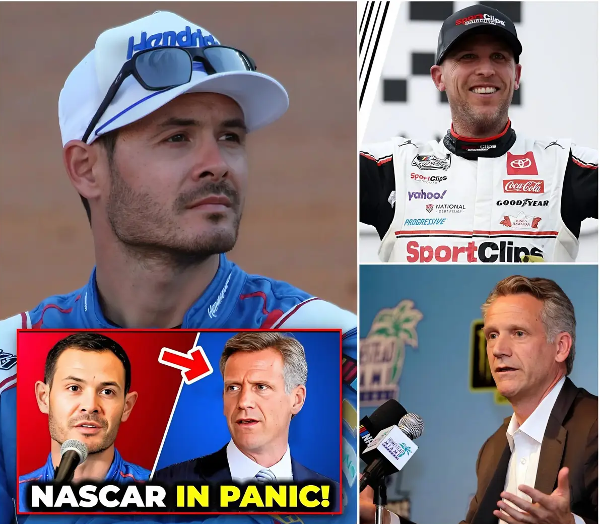 Denny Hamlin Accuses Kyle Larson of Cheating — NASCAR Fans STUNNED by Explosive Feud!
