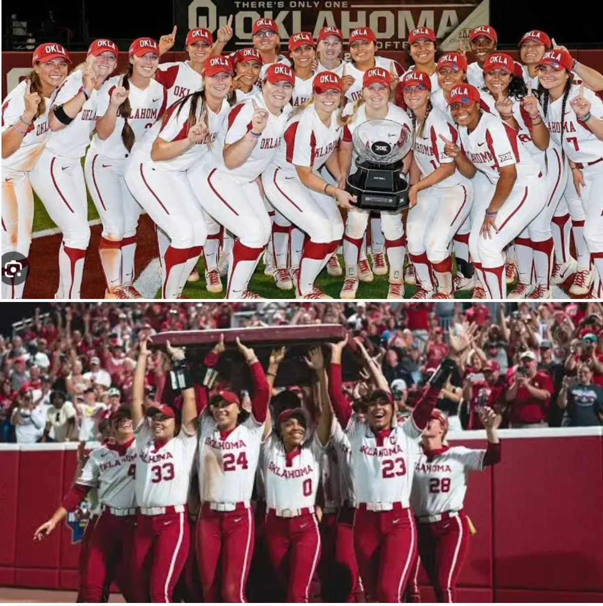 HISTORIC ACCOLADE: Oklahoma Sooners Softball Crowned World’s Best and Most Unified NCAA Softball Team by ESPN, Netflix, and Guinness World Records