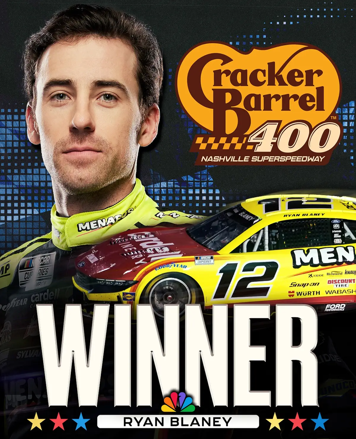 Bittersweet Drama: Ryan Blaney Send Three Cheques To Foundations To Celebrate Nashville Victory, But Sadly, The Third Beneficiary Returns The Money Without A Blink- Guess Denny Hamlin Is Unthankful? Don’t Be So Sure For…