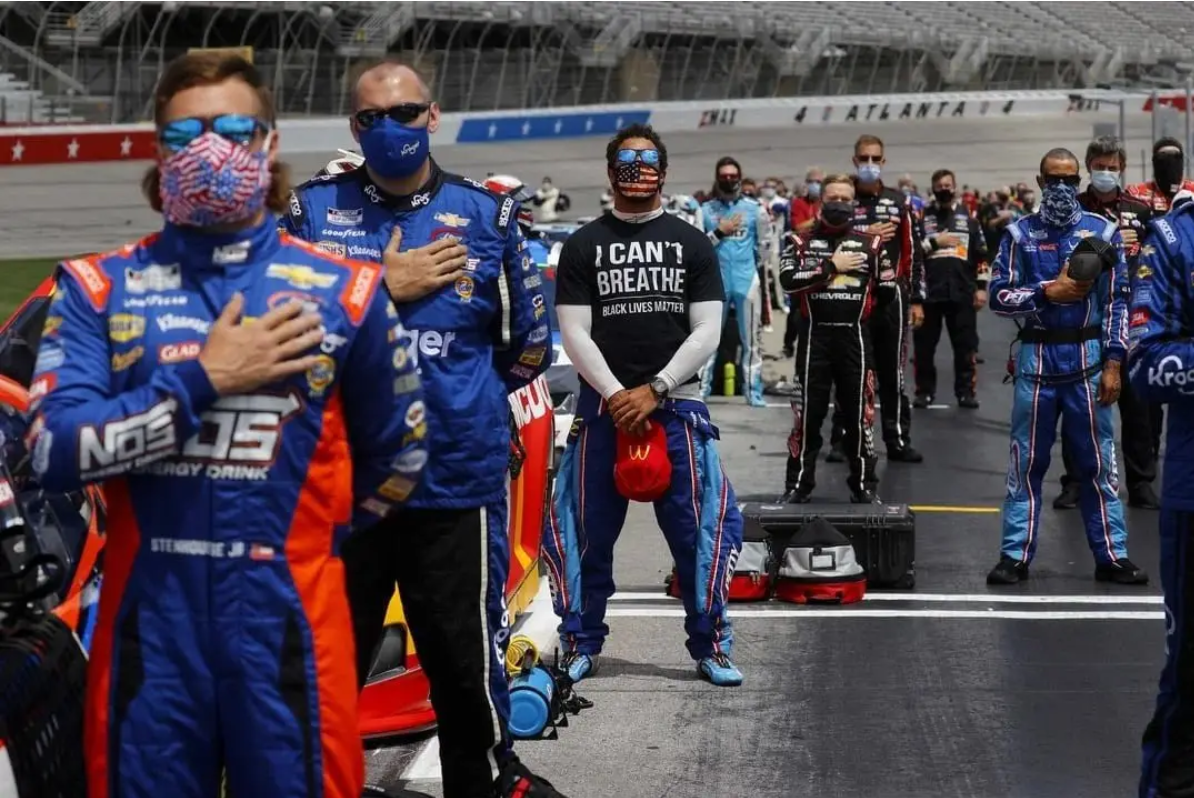 BREAKING NEWS: NASCAR Slam Buba Wallace With An Unimaginable And Horrific Penalty Following Persistent Disregard For The National Anthem And The Enshrined NASCAR Norm And Tradition, But He…