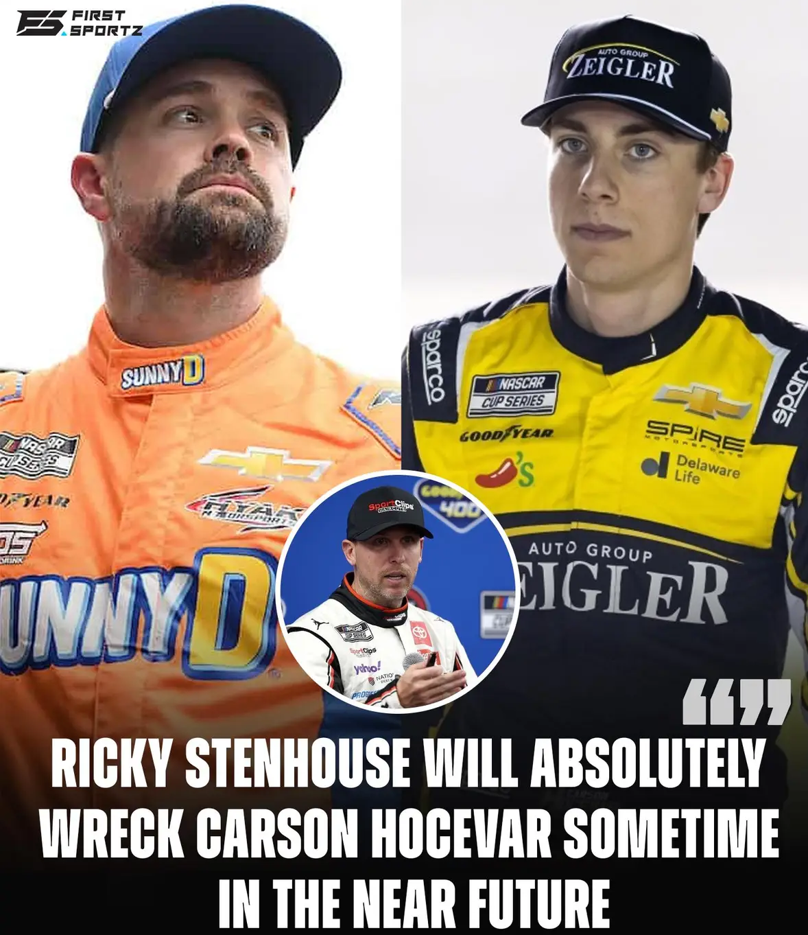 DID YOU KNOW?? After the  Nashville Superspeedway clash, Denny Hamlin declares that Ricky Stenhouse Jr. “will absolutely wreck” Carson Hocevar — find out what sparked this fierce NASCAR feud and What..